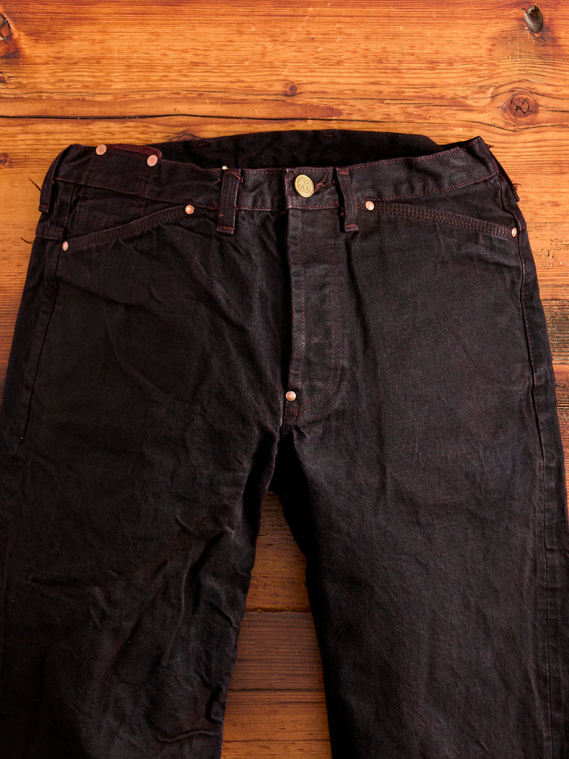 130 "Hadal Library Overdye" 16oz Selvedge Denim - High Rise Taper Fit