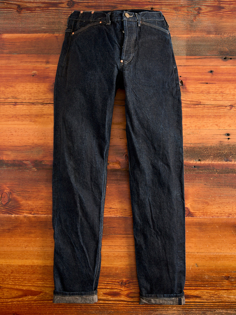 130 "Saddened Wattle" 16oz Selvedge Denim - High Rise Taper Fit