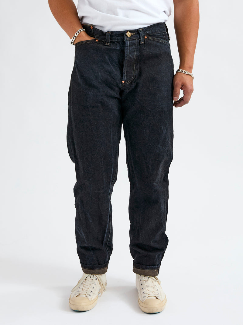 130 "Saddened Wattle" 16oz Selvedge Denim - High Rise Taper Fit