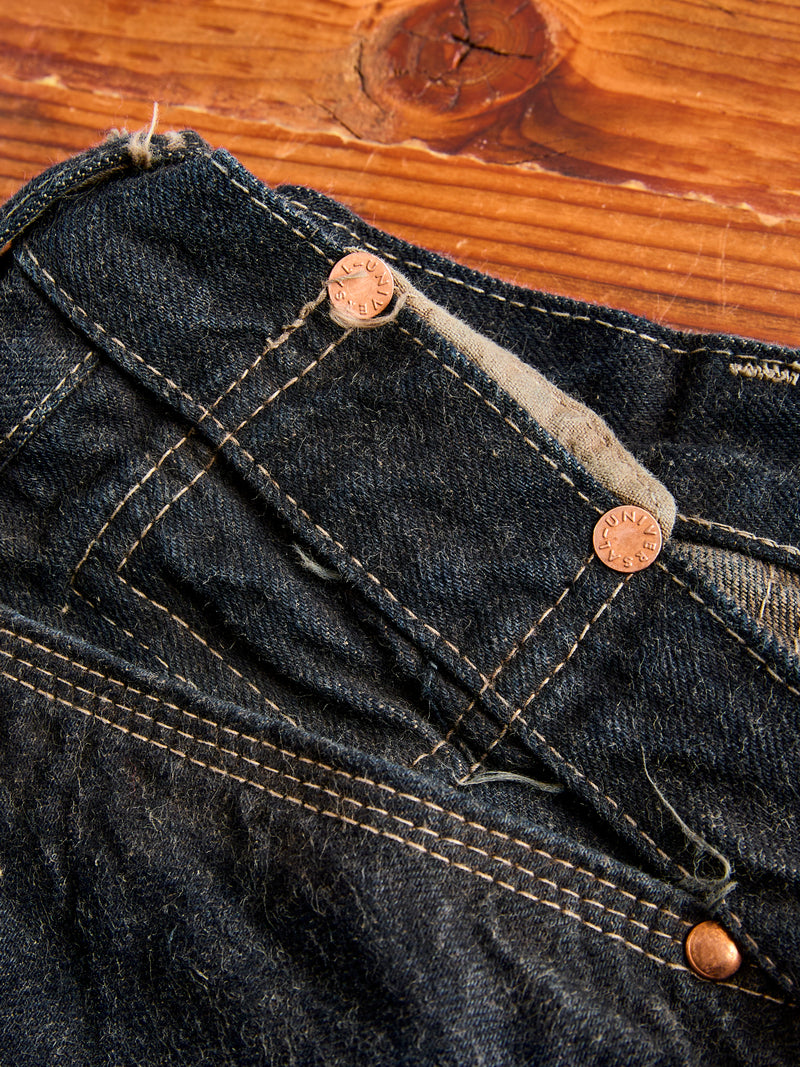 130 "Saddened Wattle" 16oz Selvedge Denim - High Rise Taper Fit