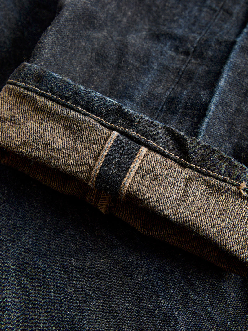 130 "Saddened Wattle" 16oz Selvedge Denim - High Rise Taper Fit