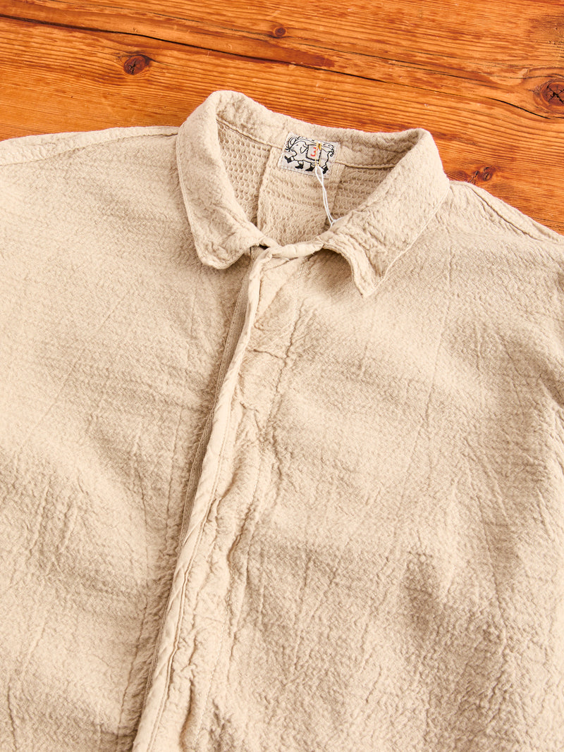 464 Webbing Fly Shirt in Coffee Wave Calico