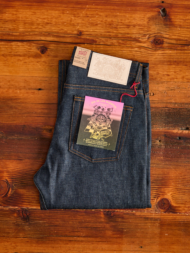 "Dia De Los Muertos Selvedge" 12.5oz Selvedge Denim - Weird Guy Fit