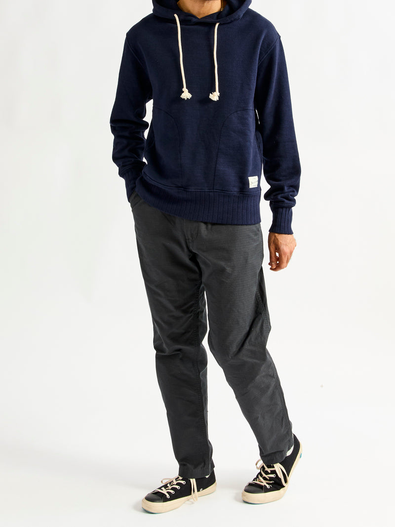 RFHD01 "Good Basics" Rugged Fleece 16oz Hoodie in Dark Navy