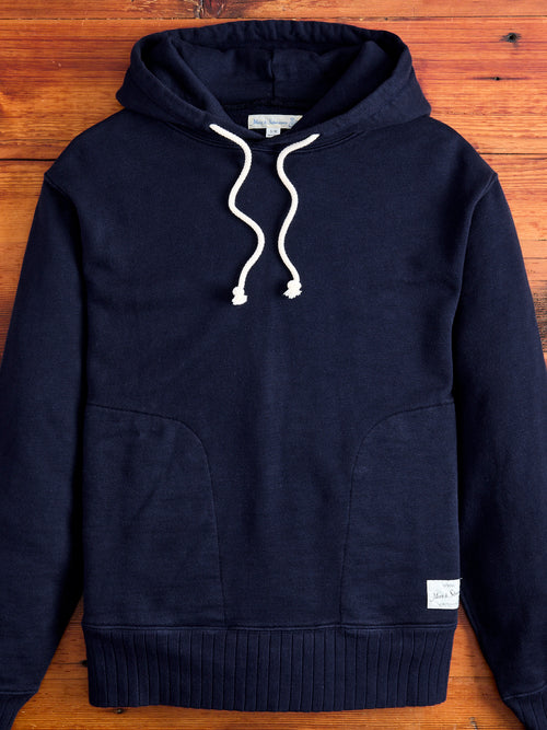 RFHD01 "Good Basics" Rugged Fleece 16oz Hoodie in Dark Navy