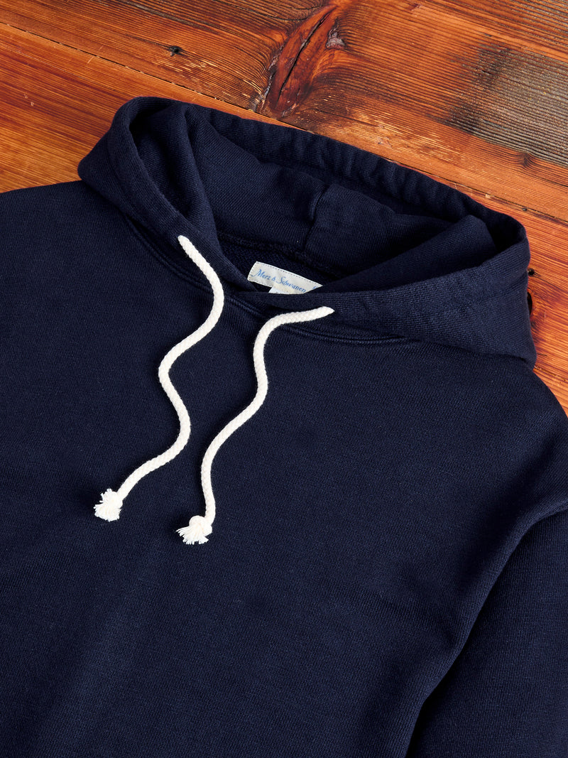 RFHD01 "Good Basics" Rugged Fleece 16oz Hoodie in Dark Navy