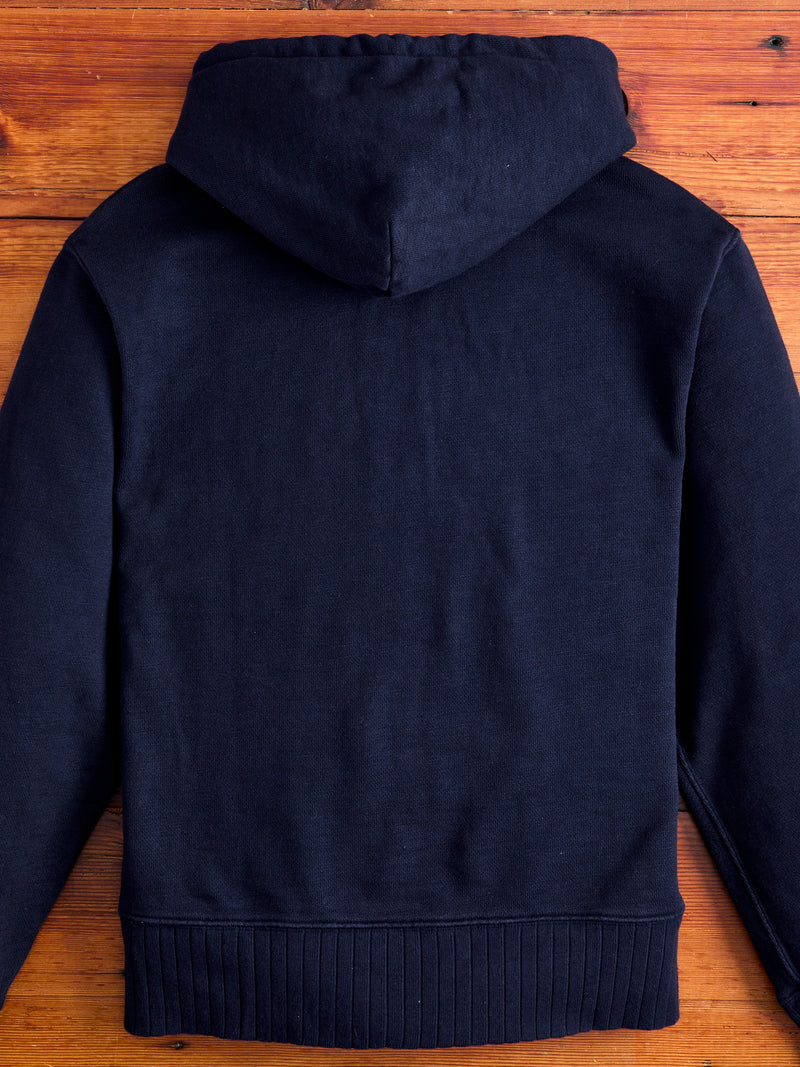 RFHD01 "Good Basics" Rugged Fleece 16oz Hoodie in Dark Navy