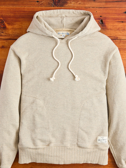 RFHD01 "Good Basics" Rugged Fleece 16oz Hoodie in Grey Melange Vintage