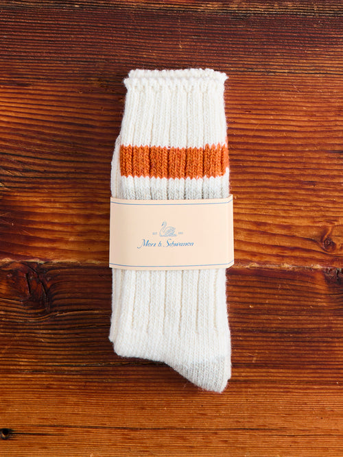 Recycled Wool Socks in Nature/Amber