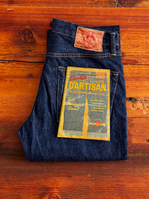 SD-808S "Natural Indigo" 15oz Selvedge Denim - Tapered Fit