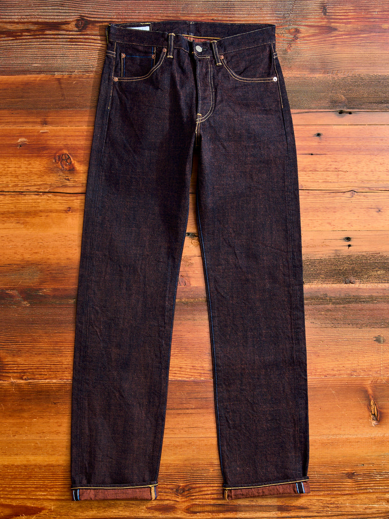 101KH "Kakishibu" 14.5oz Selvedge Denim - Regular Straight Fit