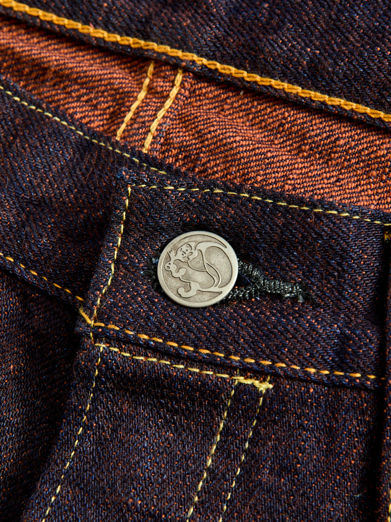 202KH "Kakishibu" 14.5oz Selvedge Denim - High Tapered Fit