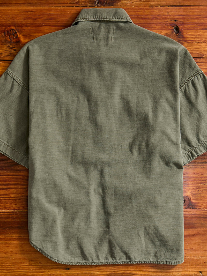 Military Short Sleeve Shirt in Khaki