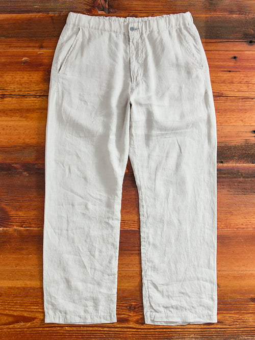 Linen Easy Pants in Grey
