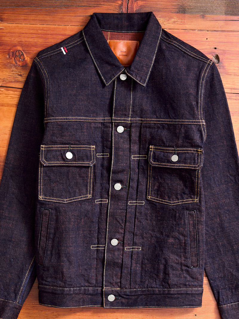 TNK402KH "Kakishibu" 14.5oz Type-2 Denim Jacket