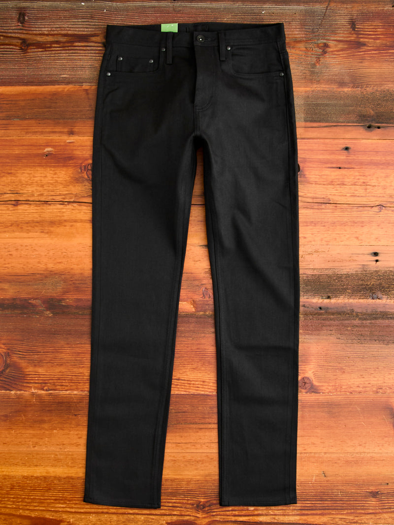 UB244 11oz Black Stretch Selvedge - Tapered Fit