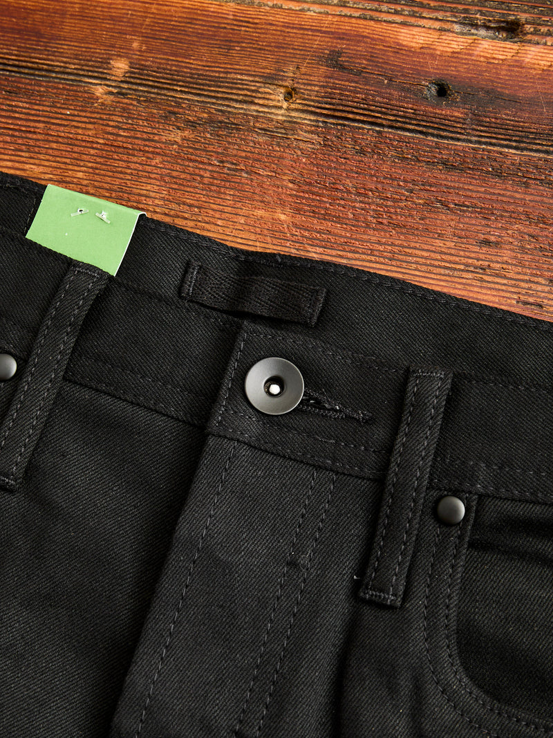 UB244 11oz Black Stretch Selvedge - Tapered Fit