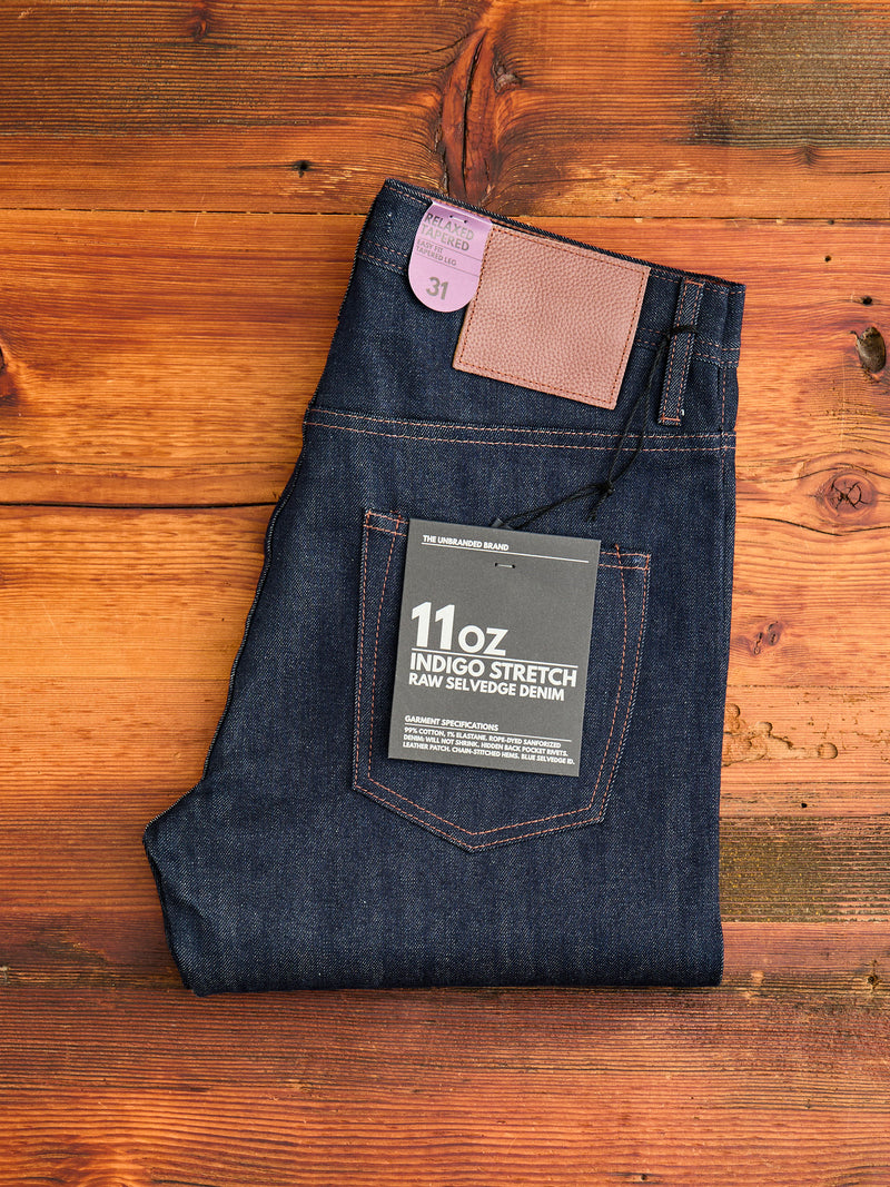 UB622 11oz Stretch Selvedge Denim  - Relaxed Tapered Fit