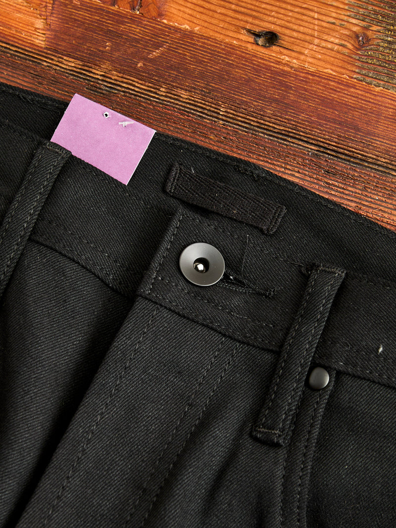 UB644 11oz Black Stretch Selvedge - Relaxed Tapered Fit