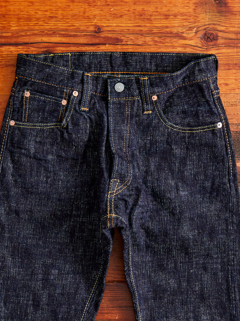 WSB-019 "Double Slub" 16oz Rinsed Selvedge Denim - Relaxed Tapered Fit