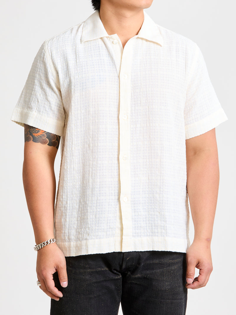 Resort Shirt in Natural Gauze