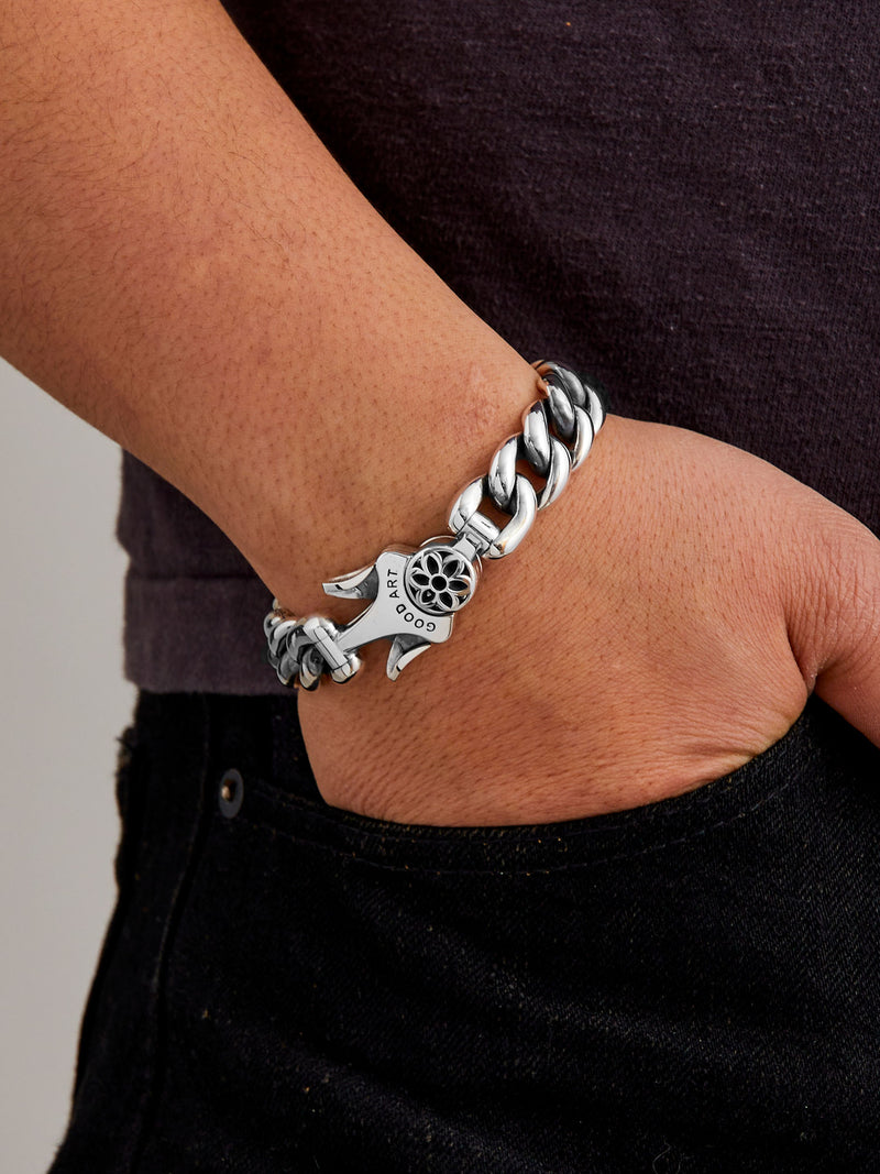 Model 10 Bracelet Size A in Sterling Silver