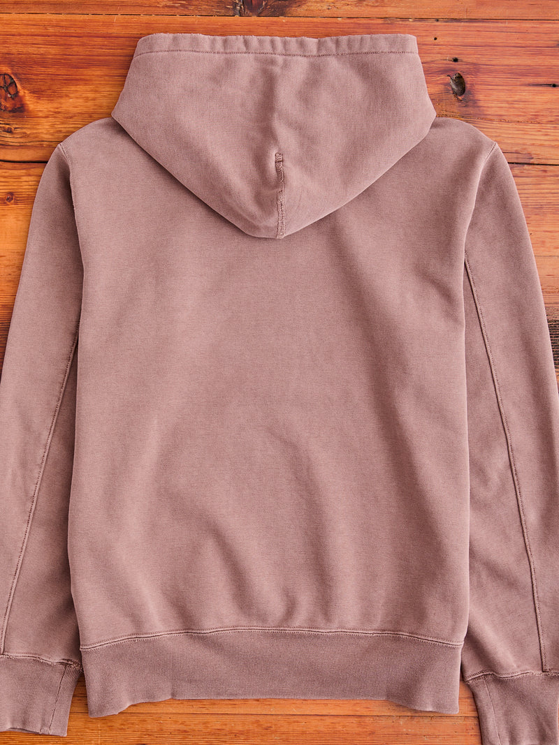 Special Finish Pullover Hoodie in Brown