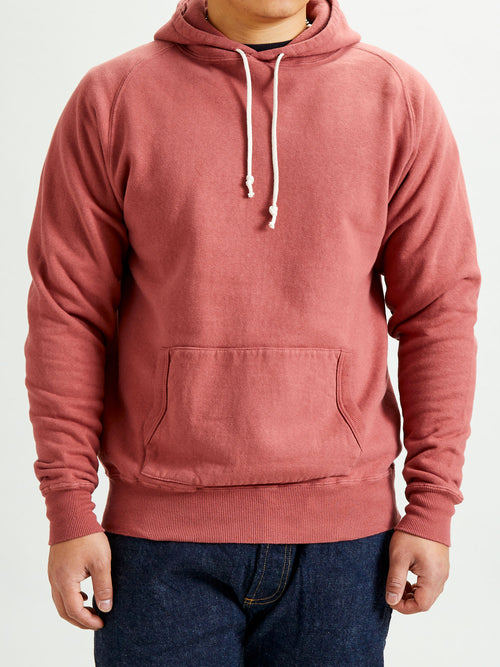 Ehu'kia Hooded Raglan Sweatshirt in Spiced Apple