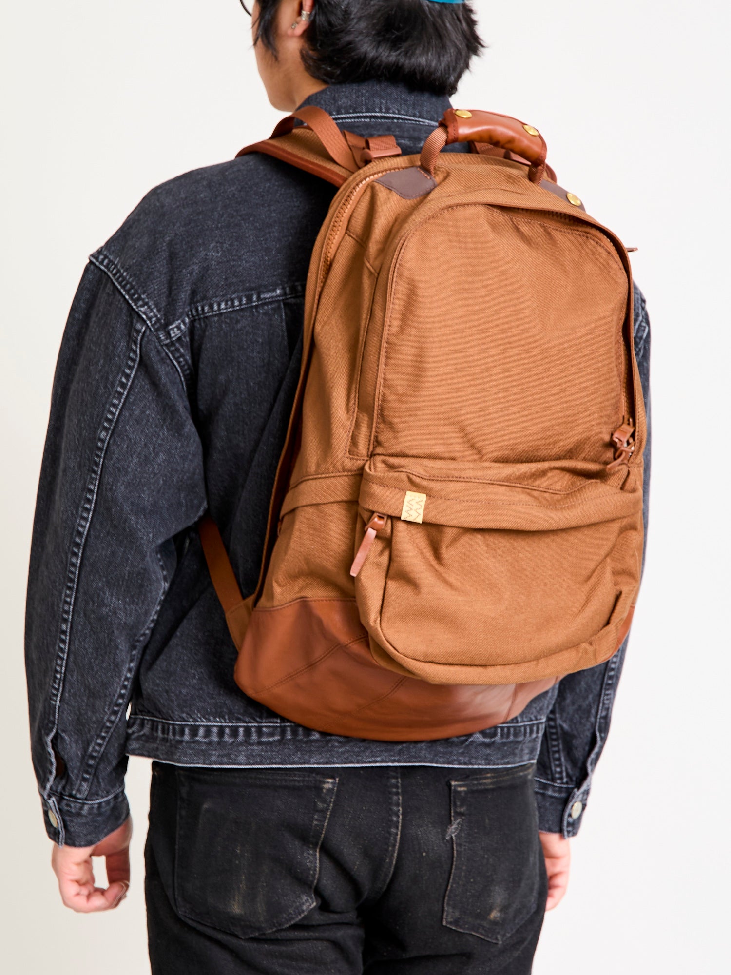 Cordura 22L Backpack in Brown Lambskin – Blue Owl Workshop