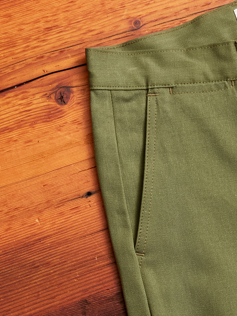 CH-55x 12oz Selvedge Chino in Olive