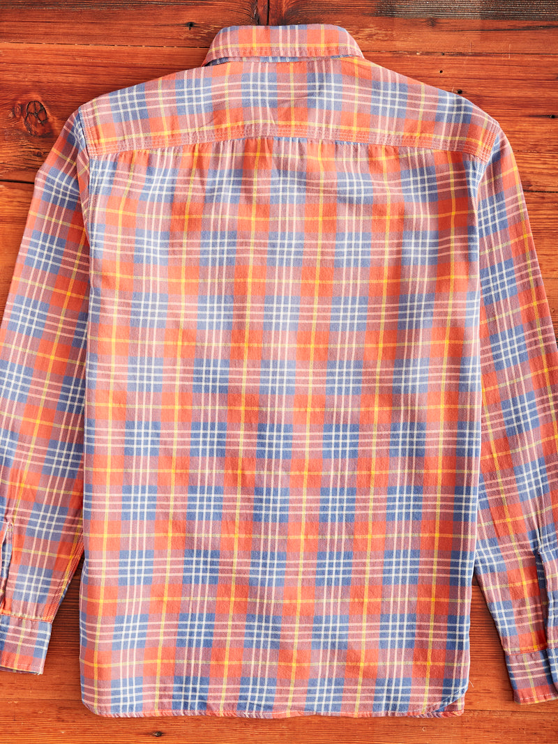 Farrell Work Shirt in Red/Blue