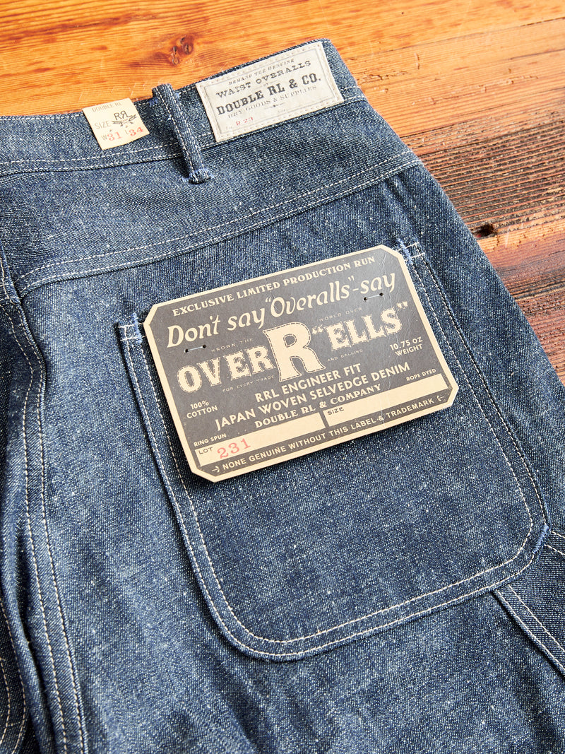 Limited Edition 10.75oz Double Knee Carpenter Selvedge Denim - Straight Fit