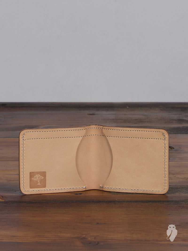 Bifold Wallet in Natural Horsehide