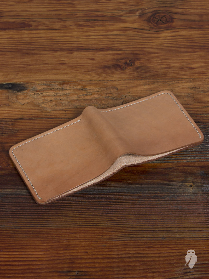 Bifold Wallet in Natural Horsehide