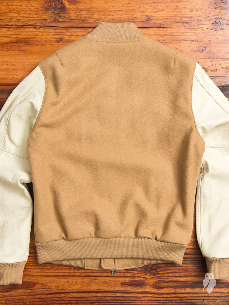 Bomber Jacket in Camel