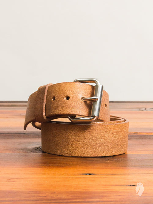 "Wenatchee Belt" in Rough-Out Natural Horse Hide