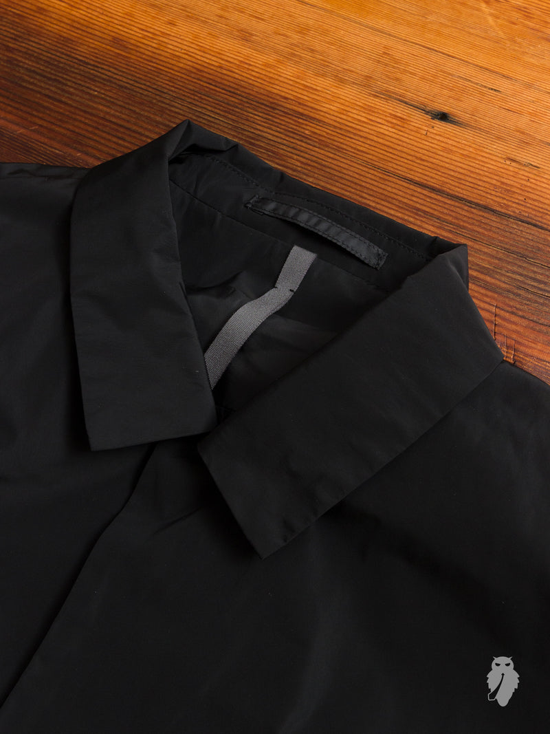 Taffeta Coaches Jacket in Black