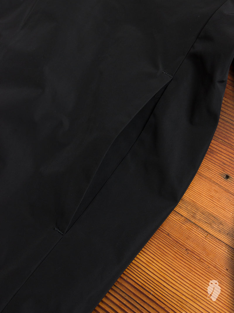 Taffeta Coaches Jacket in Black