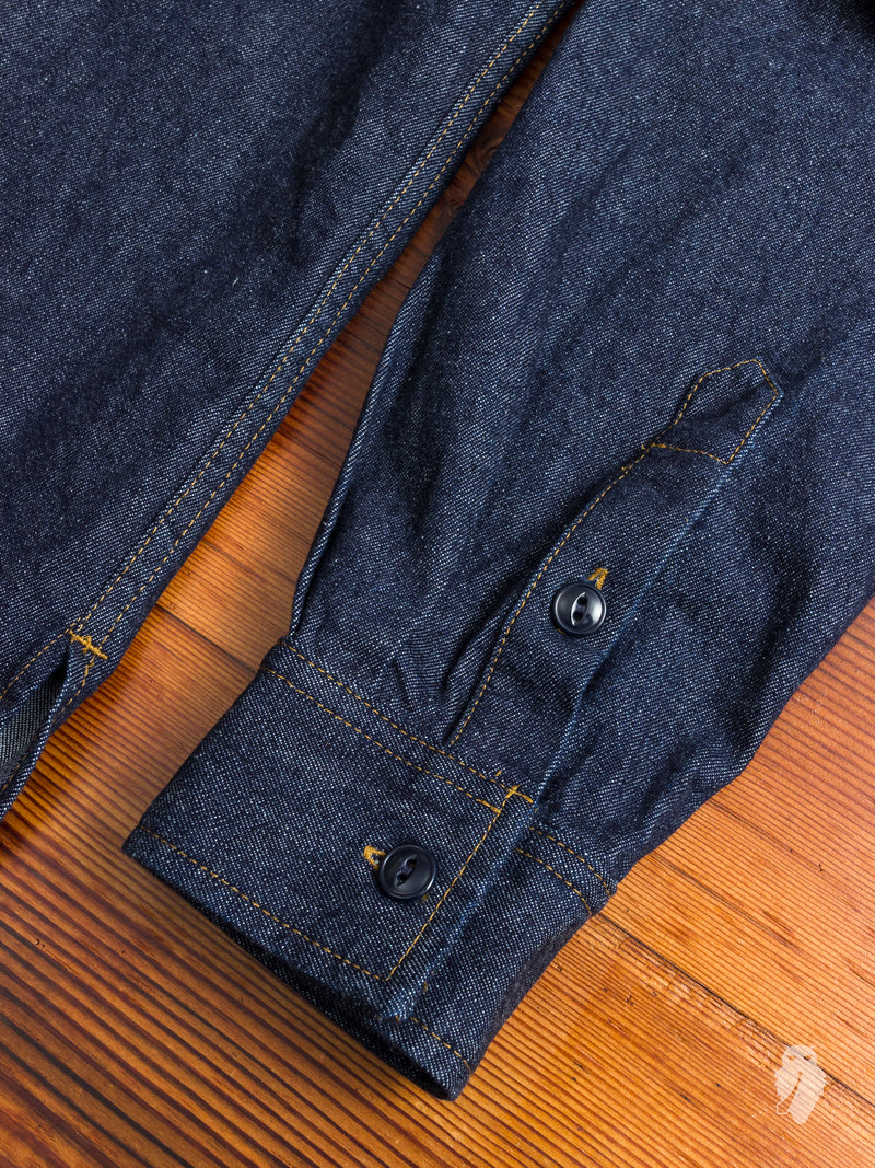 10oz Denim Work Shirt in Indigo