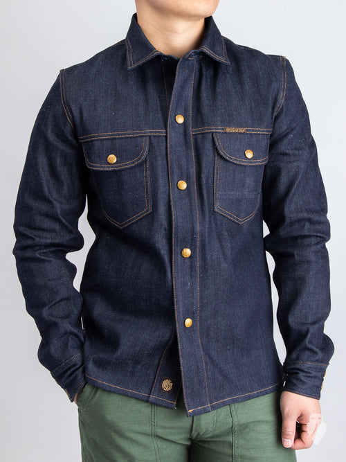 Copeland 13oz Denim Shirt in Indigo