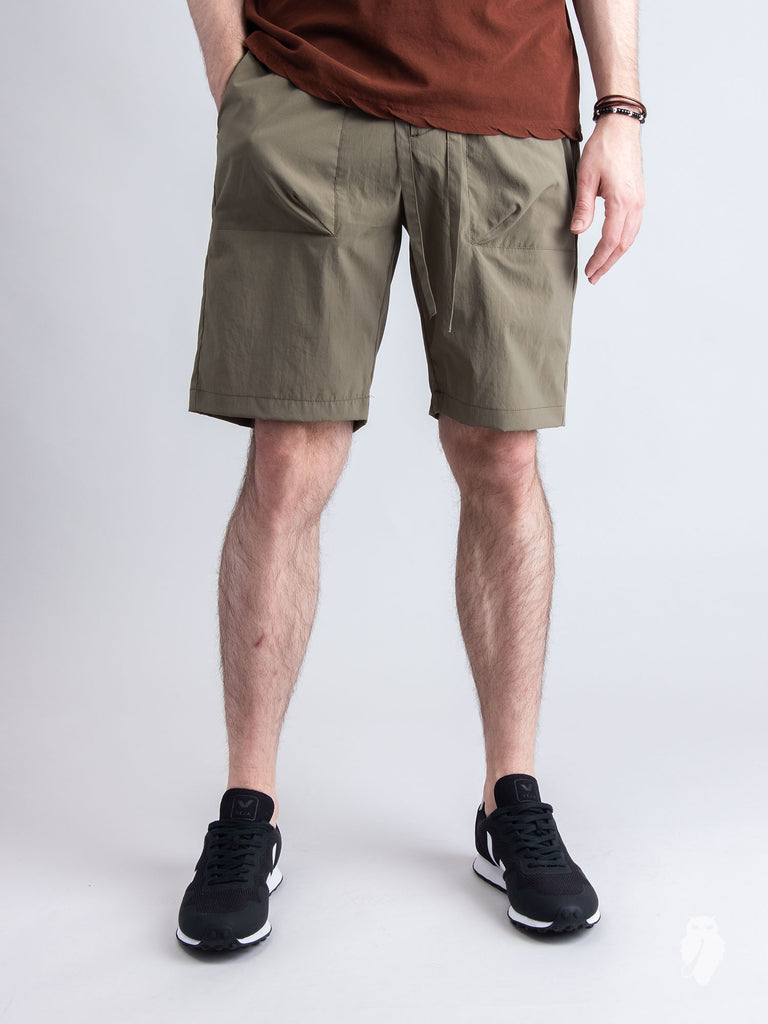 Relaxed Shorts in Olive – Blue Owl Workshop