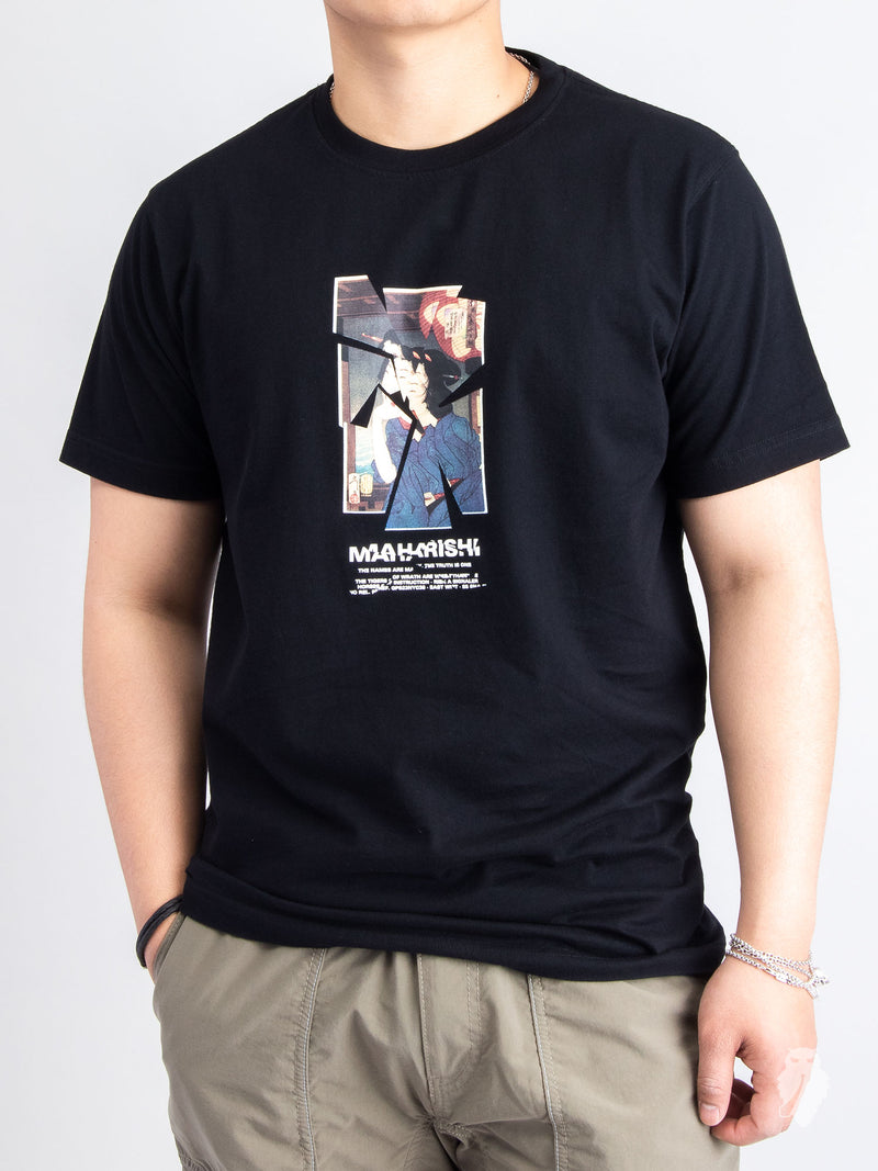 "Yoshitoshi" T-Shirt in Black
