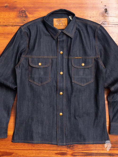 Copeland 13oz Denim Shirt in Indigo