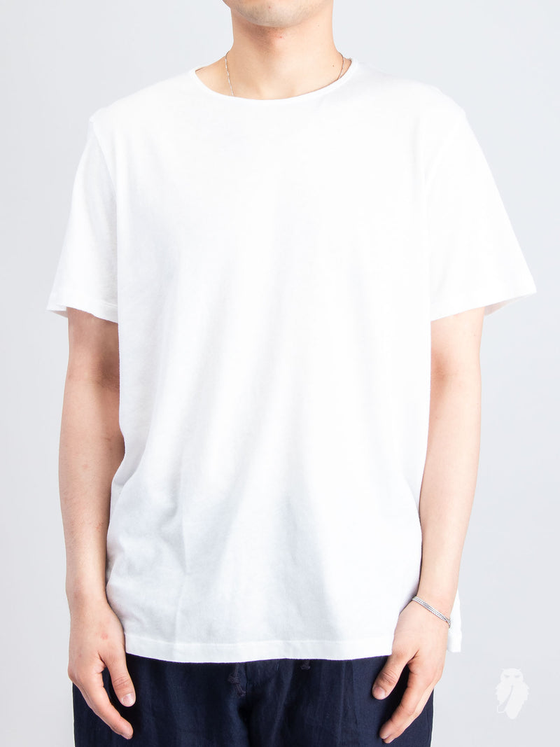 U-Neck T-Shirt in Optic White