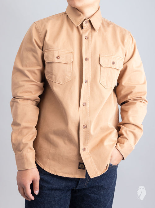 Alamo Shirt in Khaki Beige