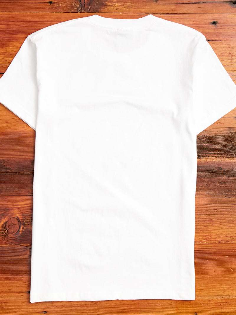 Circular-Knit T-Shirt in White