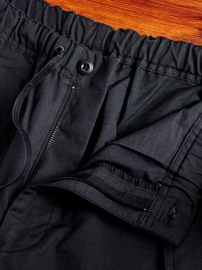 New Yorker Shorts in Sumi Black Ripstop