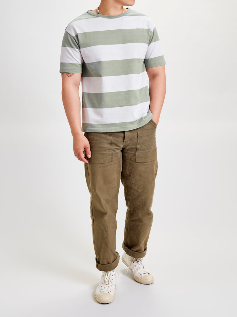 Broader Tee S/S Rugger in Lt. Green