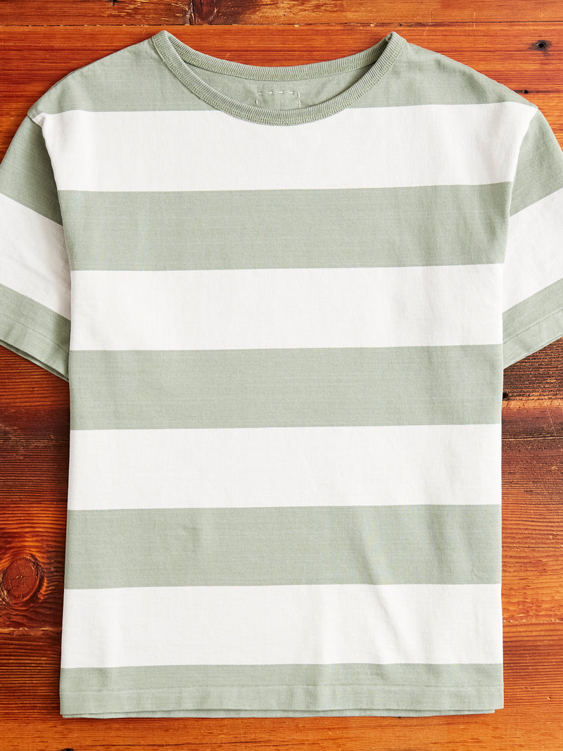 Broader Tee S/S Rugger in Lt. Green