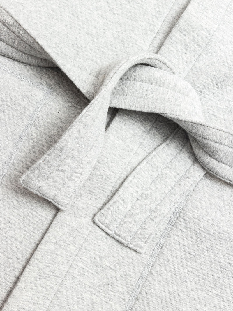 Cabin Fleece Robe in Heather Grey